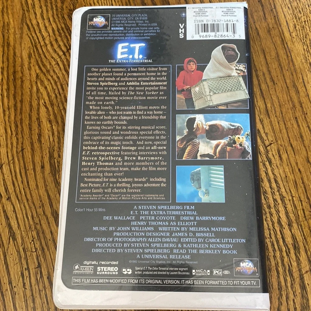 VHS ET movie